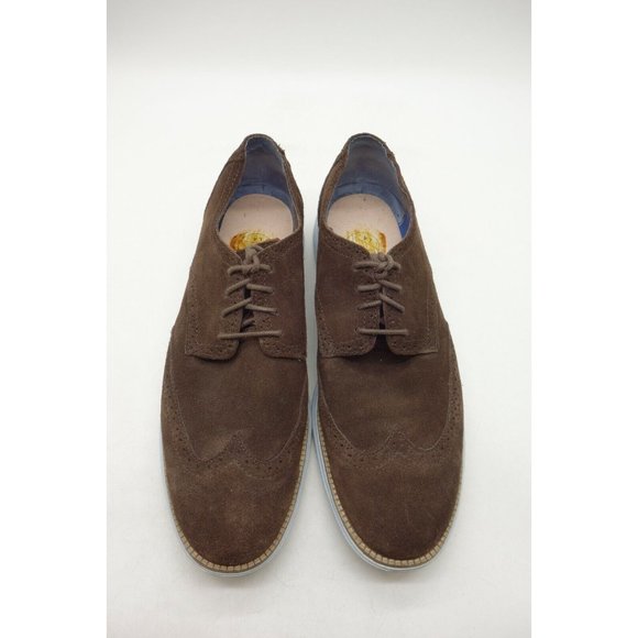 Skechers Mark Nason Brown Leather Wingtip Casual Lace Up Oxfords Shoes Men\'s 12 main image 10